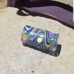 Glass dreadlock bead new handmade